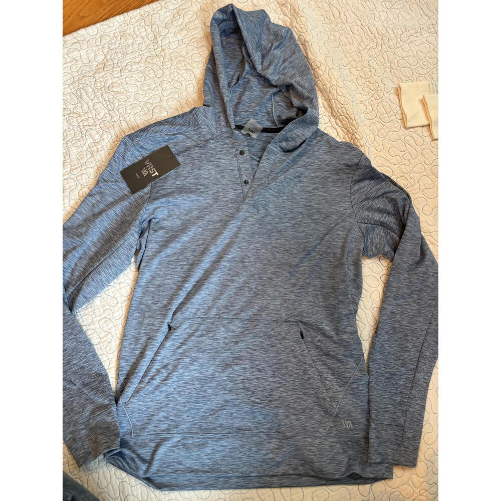 VRST Men's Lightweight‎ Blue Golf Dri-Fit Hoodie